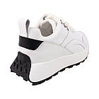 Кросівки жіночі Melanda білі натуральна шкіра, 40, фото 4