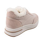 Кросівки жіночі Farinni бежеві натуральна шкіра, 38, фото 4