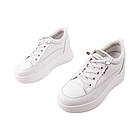 Кеди жіночі Farinni на платформі білі натуральна шкіра, 38, фото 5