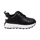 Кросівки жіночі Melanda чорні натуральна шкіра, 41, фото 3