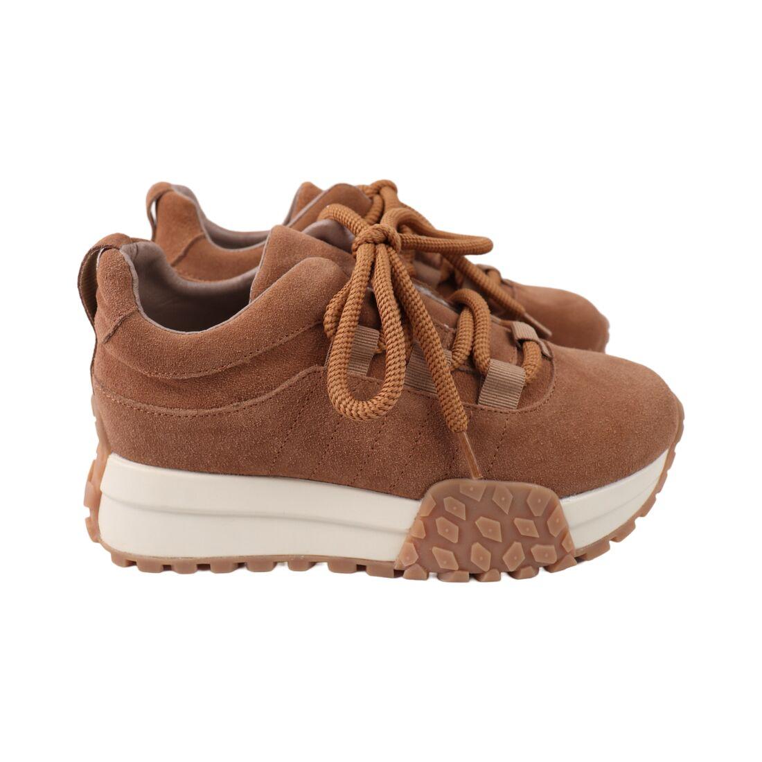 Кросівки жіночі Melanda руді натуральна замша, 36, фото 1