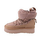 Угги жіночі Sorte Lady капучіно балонові на платформі, 40, фото 2