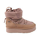 Угги жіночі Sorte Lady капучіно балонові на платформі, 40, фото 3