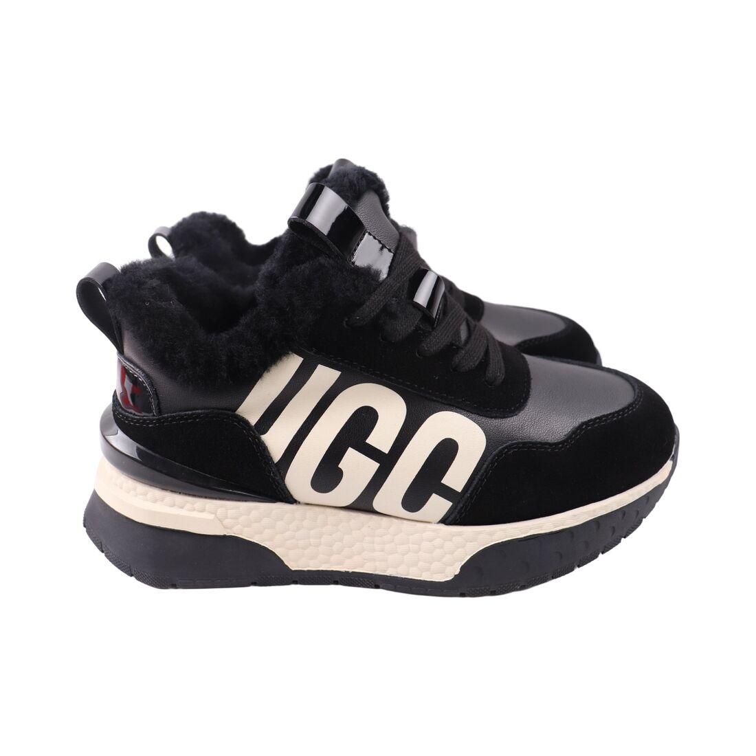 Кросівки жіночі Sorte Lady чорні натуральна шкіра, 40, фото 1