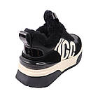 Кросівки жіночі Sorte Lady чорні натуральна шкіра, 40, фото 4