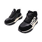 Кросівки жіночі Sorte Lady чорні натуральна шкіра, 40, фото 5