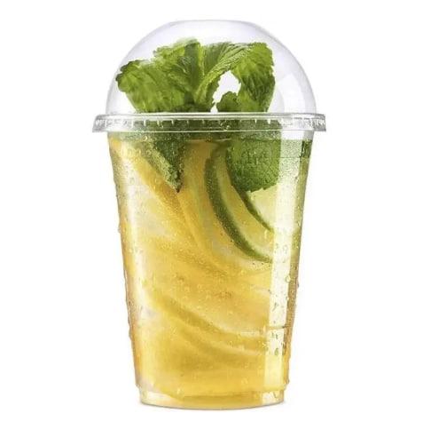 Склянка для коктейлів PET 400мл. Прозорий Ø=95мм. (50) без кришки Кр.3175