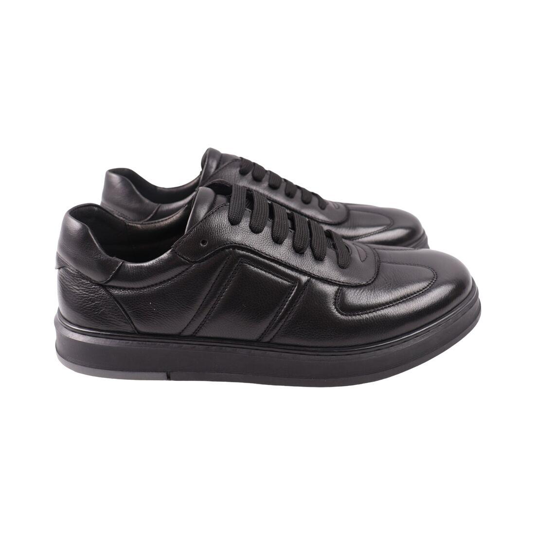 Кеди чоловічі Anemone чорні натуральна шкіра, 44, фото 1