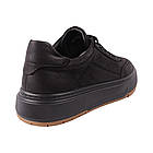 Кеди чоловічі Arees чорні натуральна шкіра, 44, фото 4