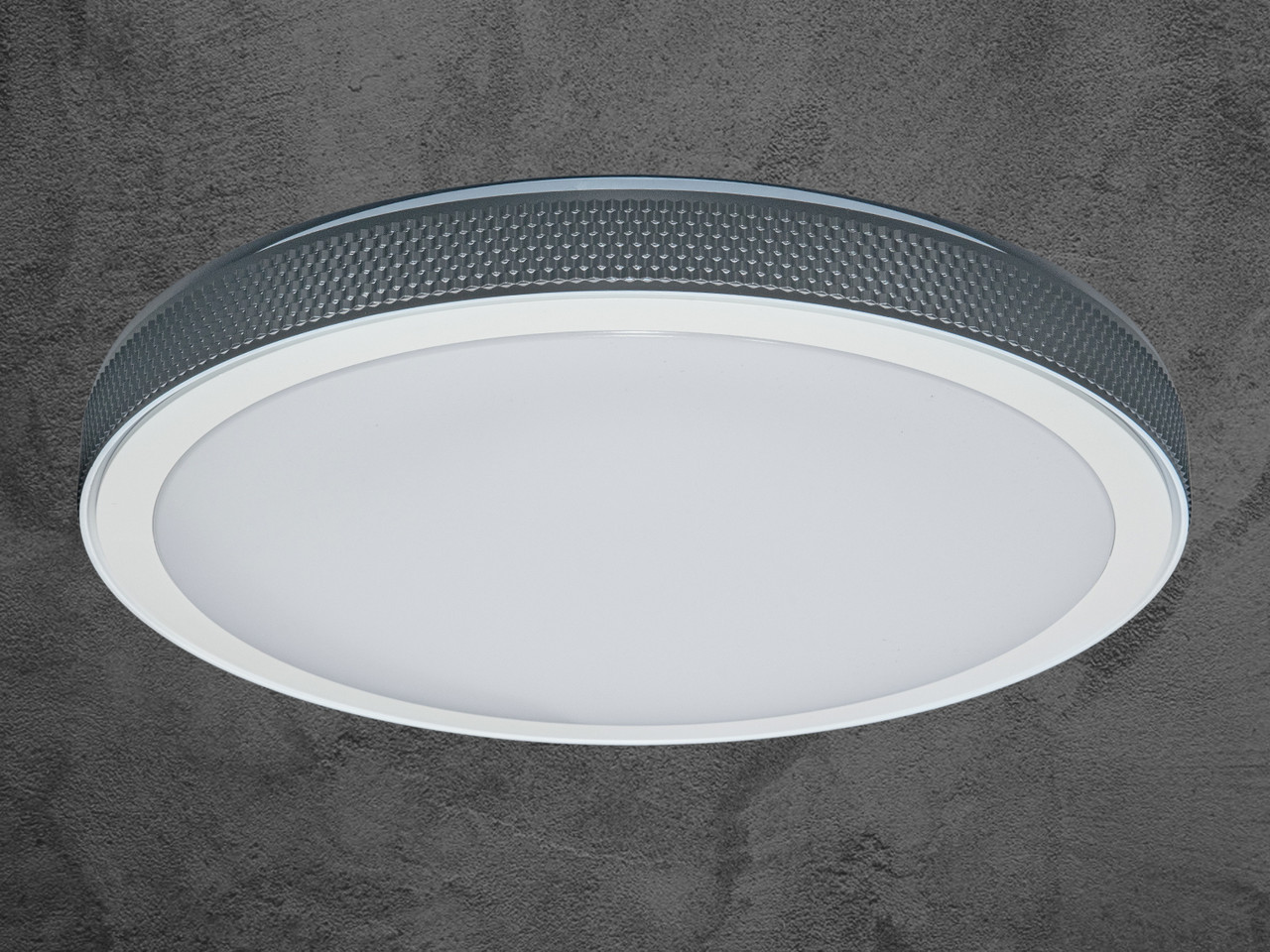 Кругла світлодіодна смарт-люстра в передпокій, колір сірий, 72W YR-500GR-LS