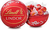 Подарунковий набір шоколадних цукерок Lindt Lindor Maxiboule Praline di Cioccolato al Latte 250 г, фото 3