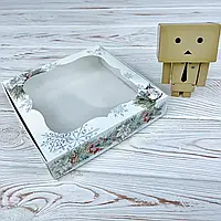 Коробка з віконцем 15х15х3 см кольорова 10шт
