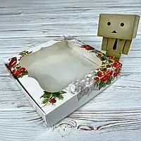 Коробка з віконцем 15х15х3 см кольорова 10 шт.