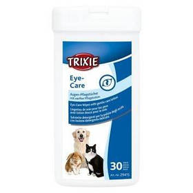 Серветки для догляду за очимаTrixie Eye Care у собак та кішок Trixie Eye Care 30 шт.