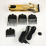 Бездротова акумуляторна машинка для стрижки волосся, Сімейна машинка для стрижки волосся TJ-87, фото 9