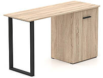 Поворотний комп'ютерний стіл для двох, кутовий стіл трансформер Hobana-Jumbo Дуб соном Knap Knap