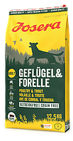 Josera Geflügel & Forelle (Йозер Птах і Форель) сухий беззерновий корм для активних собак