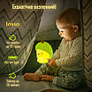 Нічник дитячий силіконовий Їжачок LOSSO LJC-224 зелений, фото 3