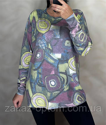 Светр жіночий оптом (48-54) Китай 25211-140656, фото 1