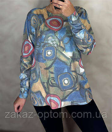 Светр жіночий оптом (48-54) Китай 25211-140659, фото 1