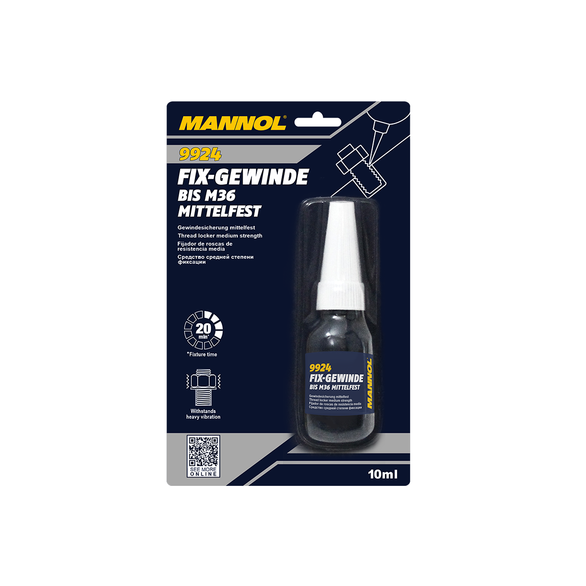 Фіксатор різі MANNOL демонтований (10 мл)