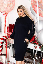 Сукня з ангори з відкритими плечима "Tess" | Норма і батал, фото 3