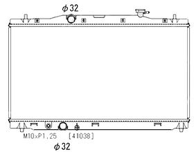 Радіатор охолодження двигуна Honda Accord 10 18-21 Koyorad АКПП/МКПП; 760X400X16; USA; (2.0 HYBRID)