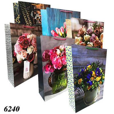 Пакет подарунковий паперовий 35х51х13 см (10шт)