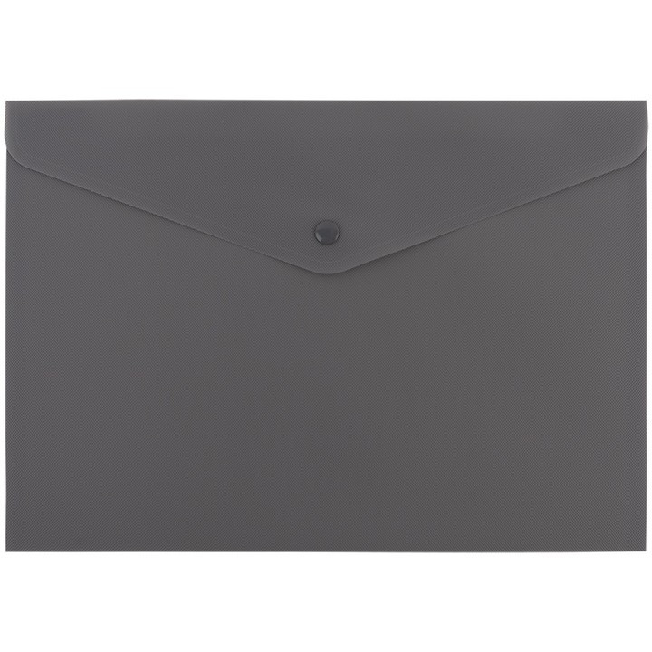 Папка-конверт на кнопці А4 Axent Morandi 180мкм фактура глянець, сіра