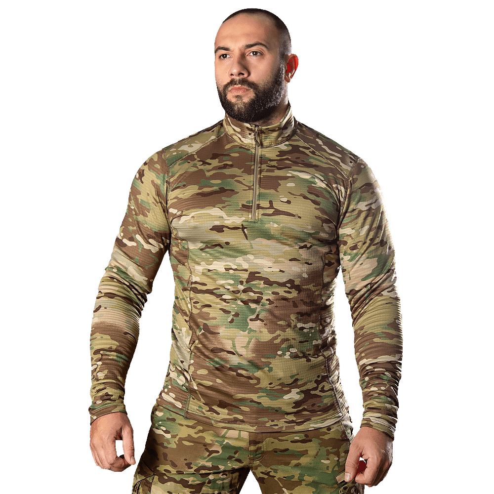 Термокофта тактична Hawk Polarheat QS Multicam
