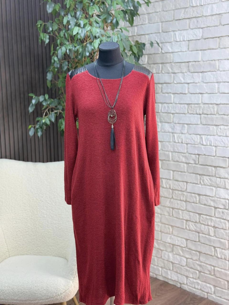 Стильна жіноча сукня, тканина "Ангора" розмір 52