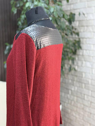 Стильна жіноча сукня, тканина "Ангора" розмір 52, фото 2