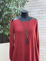 Стильна жіноча сукня, тканина "Ангора" розмір 52, фото 3