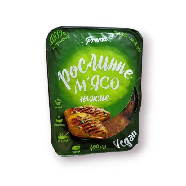 М'ясо рослинне ніжне ,400г готове до вживання ,Prema, фото 1