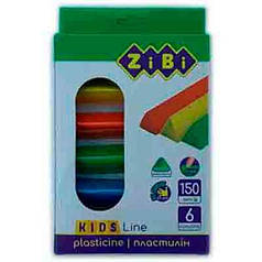 Пластилін 6 кол 150г KIDS Linе ZB.6225
