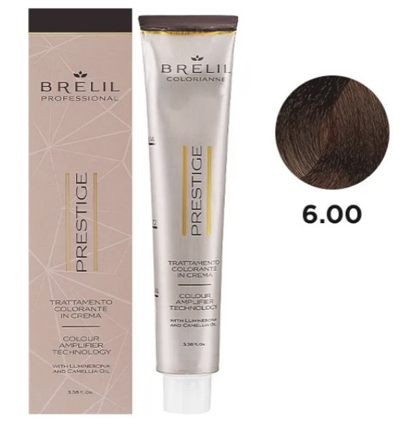Крем-фарба для волосся Brelil Colorianne Prestige 6/00 Темний блонд 100мл (8011935067428)