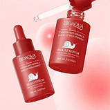 Сироватка з муцином равлика для обличчя Tighten Anti-Wrinkle Wake Up Skin Energy Snail Serum Bioaqua 30 мл, фото 4