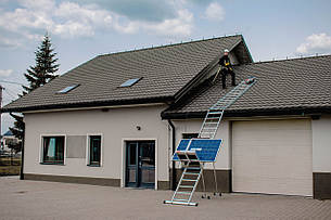 Покрівельний підйомник, електрична лебідка для сонячних панелей, Baulich