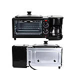 Електрична піч для сніданку 3в1, 2400W, SC-206 / Електрична духовка / Електропіч з кавоваркою, фото 9