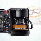 Електрична піч для сніданку 3в1, 2400W, SC-206 / Електрична духовка / Електропіч з кавоваркою, фото 6