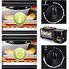 Електрична піч для сніданку 3в1, 2400W, SC-206 / Електрична духовка / Електропіч з кавоваркою, фото 4