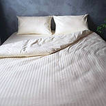 Підковдра 200х215см страйп сатин Ярослав №02 крем, фото 2