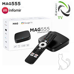 MAG 555 | Медіаплеєр Google TV™ Infomir