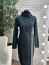 Стильна жіноча сукня, тканина "Креп-дайвінг" 50, 52, 54, 56, 58 розмір 50, фото 3