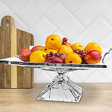 Скляна настільна фруктовниця GLASS WARE HFXN030