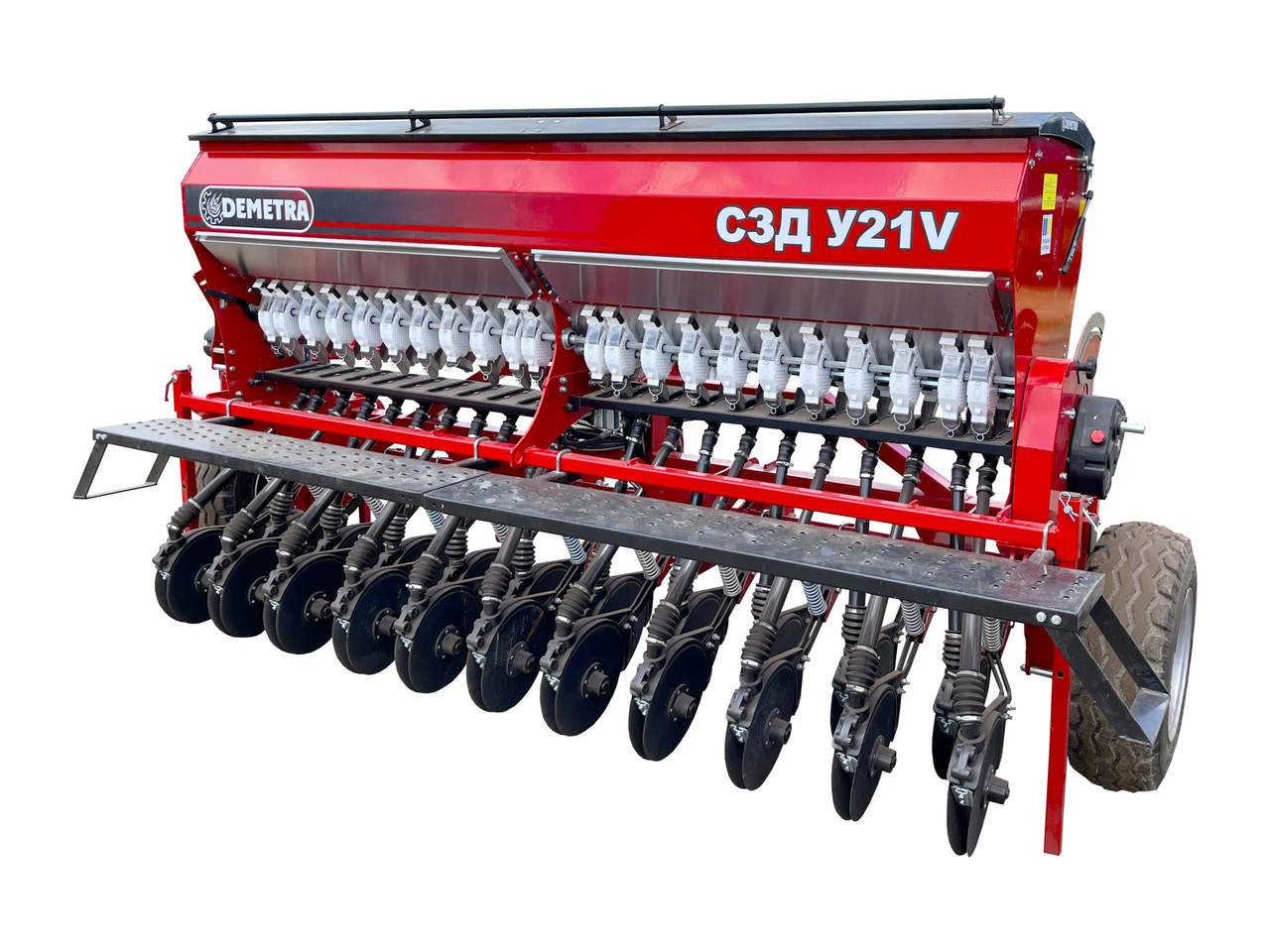 Сівалка зернотукова варіаторна СЗД-У 21V (універсальна) для рядового посіву зернових, зернобобових і дрібного насіння, фото 1