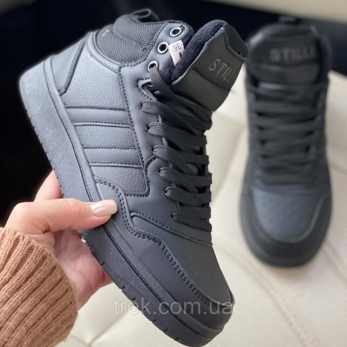 Кросівки зимові чорні /30731/ 36р, фото 1