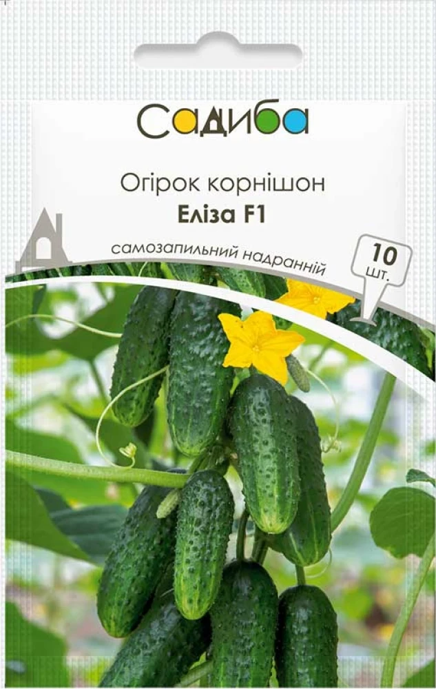 Еліза F1, огірок, 10 шт. СЦ Традиція, Satimex (Німеччина).