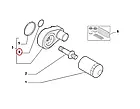 Прокладка масляного теплообмінника мала Fiat Ducato 244 (2002-2006) 2.3JTD, 504065448, фото 2