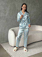 Піжами шовк армані. ЖІночий домашній костюм. Одяг для сну., фото 2